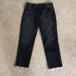 Kut Rachael Fab Ab Black Mom Jeans